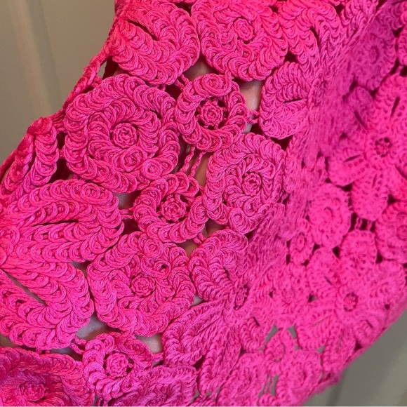 Lilly Pulitzer Marquette Crochet Shift Dress Size M - Picture 14 of 15